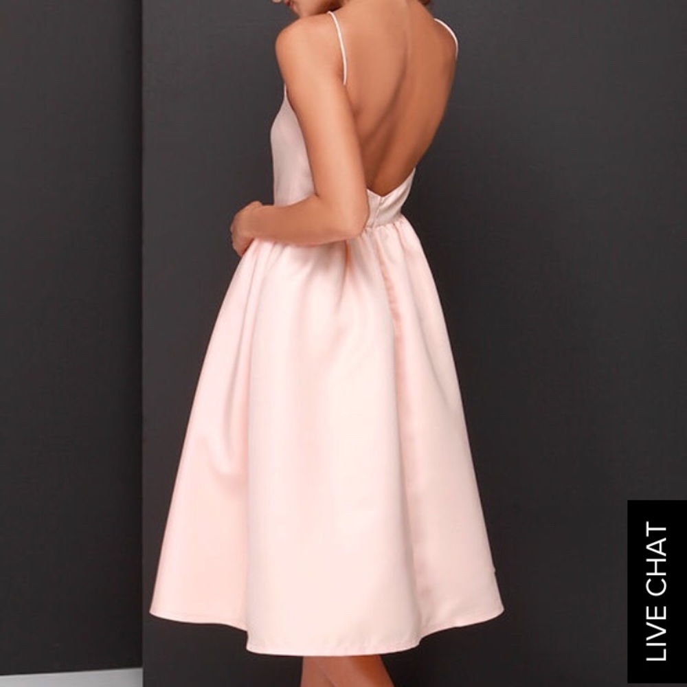 Light Pink Bridesmaid Dress